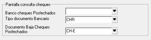 configuracion cheques