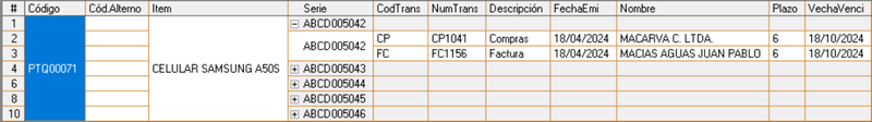 numeros de serie 6